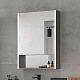 Equil Зеркальный шкаф Smile 60 R лен антрацит – картинка-16