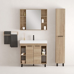 Onika Тумба с раковиной Легран 90 дуб галифакс – фотография-10