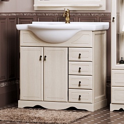 Opadiris Тумба с раковиной Клио 70 белёный бук – фотография-1