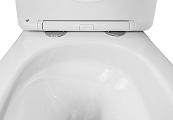 Azario Унитаз подвесной Trevi AZ-0093UQ3 безободковый белый – фотография-9