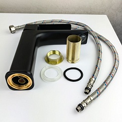 Teymi Смеситель для раковины Lori T10257 черный матовый – фотография-8