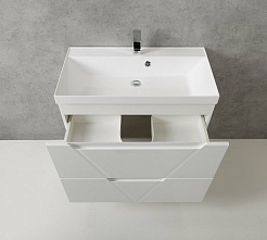 BelBagno Тумба под раковину Vittoria 90 подвесная Bianco Opaco – фотография-7