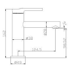 BelBagno Смеситель для раковины Etna ETN-LVM-IN сатин – фотография-3