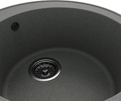 Teymi Мойка кухонная Lina Smart D48 кварцевая серая матовая – фотография-4