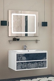 Акватон Мебель для ванной "Римини 100" ажур – фотография-1