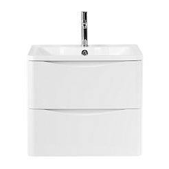 BelBagno Тумба с раковиной Acqua 70 подвесная Bianco Lucido – фотография-2