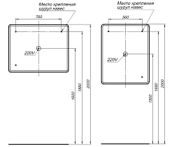 Aquanet Мебель для ванной Эмбер 105 подвесная черная матовая – фотография-24