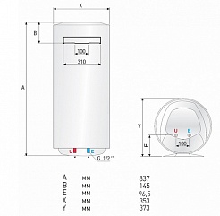 Ariston Водонагреватель накопительный ABS Pro Eco PW 50 V Slim – фотография-5