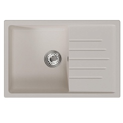 Mixline Мойка кухонная ML-GM19 белая – фотография-1