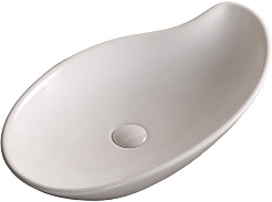 Ceruttispa Раковина накладная 66 CR7265B белая – фотография-1