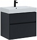 Aquanet Мебель для ванной Бруклин 70 подвесная черная матовая – фотография-53