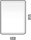 Corozo Зеркальный шкаф Рино 60/С белый – картинка-10