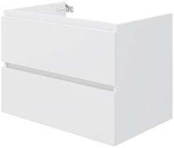 Teymi Тумба с раковиной Laina 70 подвесная белая матовая – фотография-8