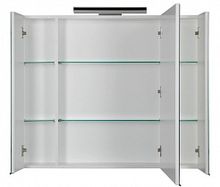 Aquanet Зеркальный шкаф "Франка 105" белый – фотография-5