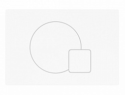 Teymi Кнопка смыва Ellie T70024WM белый матовый – фотография-1