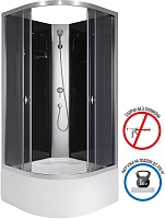Niagara Душевая кабина Eco E80/40/TN/BK