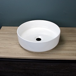 Teymi Раковина накладная в ванную Lina D35 белая T50106 – фотография-6