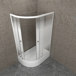 Triton Душевой уголок Коралл Лайт В правый 120/80 Щ0000068952 – фотография-4