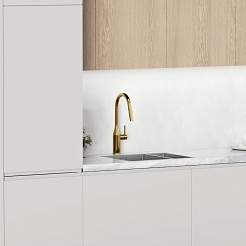 Sancos Смеситель для кухни Grand SC4002BG брашированное золото PVD покрытие – фотография-6