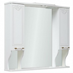 Runo Зеркало-шкаф для ванной Кантри 85 – фотография-1