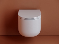 Ceramicanova Подвесной унитаз Ulma Rimless CN4006 белый – фотография-9