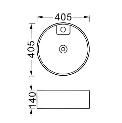 Aquatek Накладная раковина Европа 40 AQ5212-MW матовая белая – фотография-2