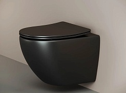 Ceramicanova Подвесной унитаз Metropol Rimless с шумоизоляционной панелью CN1000 с системой инсталляции Envision кнопка Round хром – фотография-6