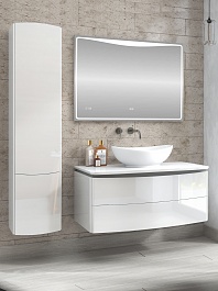Vigo Мебель для ванной Cosmo 100 подвесная белая – фотография-11