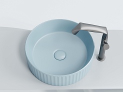 Ceramicanova Мебельная раковина Element 36 CN6057ML голубой матовый – фотография-2