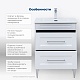 Aquanet Мебель для ванной Бостон New 70 Flat подвесная белый сатин – картинка-52