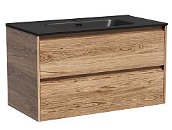 Sancos Тумба с раковиной Libra 90 дуб чарльстон раковина Element 91 CN7002MB – фотография-1