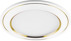 Feron Светодиодный светильник AL650 встраиваемый 7W 4000K белый с золотом – фотография-1