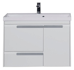 Aquanet Тумба с раковиной "Тиволи 90" белая – фотография-4