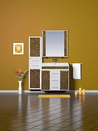 Misty Тумба с раковиной Марокко 75 орнамент – фотография-2