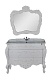 Demax Тумба с раковиной "Афины 120" белая ретро – фотография-16