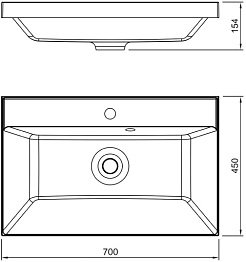 Style Line Тумба с кварцевой раковиной серый шелк Матис 70 подвесная белая матовая – фотография-5