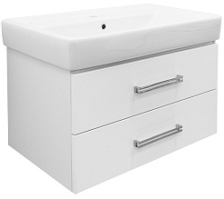 Mixline Тумба под раковину Палермо 80 белая – фотография-1