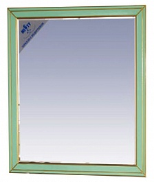 Misty Зеркало для ванной Vena 75 салатовая патина – фотография-1