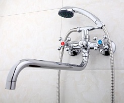 Frap Смеситель для ванны H19 F2619 хром – фотография-2