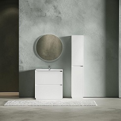 Sancos Тумба под раковину Libra Floor 80 белый глянец – фотография-4