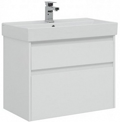Aquanet Мебель для ванной Nova Lite 75 2 ящика, белая – фотография-5