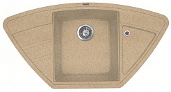 Florentina Мойка гранитная Липси 980С угловая песочный – фотография-1
