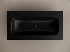 Ceramicanova Мебельная раковина Grace 91 CN7019MBWx чёрная матовая – фотография-3