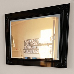  Зеркало для ванной "Regale" черное – фотография-1