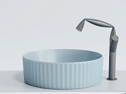 Ceramicanova Мебельная раковина Element 36 CN6057ML голубой матовый – фотография-6