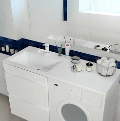 Onika Раковина Марсал 110 левая чаша белая – фотография-2