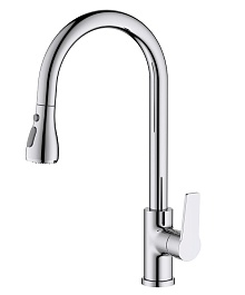 Aquatek Смеситель для кухни Лугано AQ1784CR хром – фотография-1