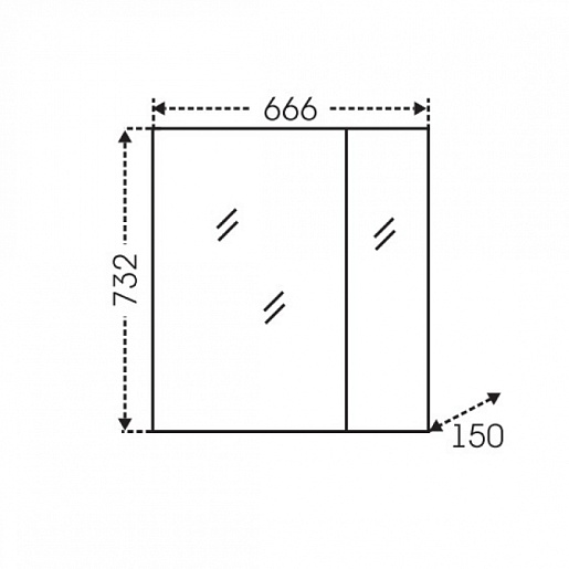 СанТа Мебель для ванной Лондон 70 напольная, с дверками – картинка-5