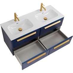 Cezares Тумба под раковину Eco Cer-N 120 с 4 ящиками sapfiro без ручек – фотография-5