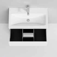 Am.Pm Мебель для ванной Gem 75 глянец белый, напольная, с 2 ящиками – фотография-5